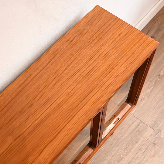 Mid Century Teak Sideboard Display Cabinet by Chiswell