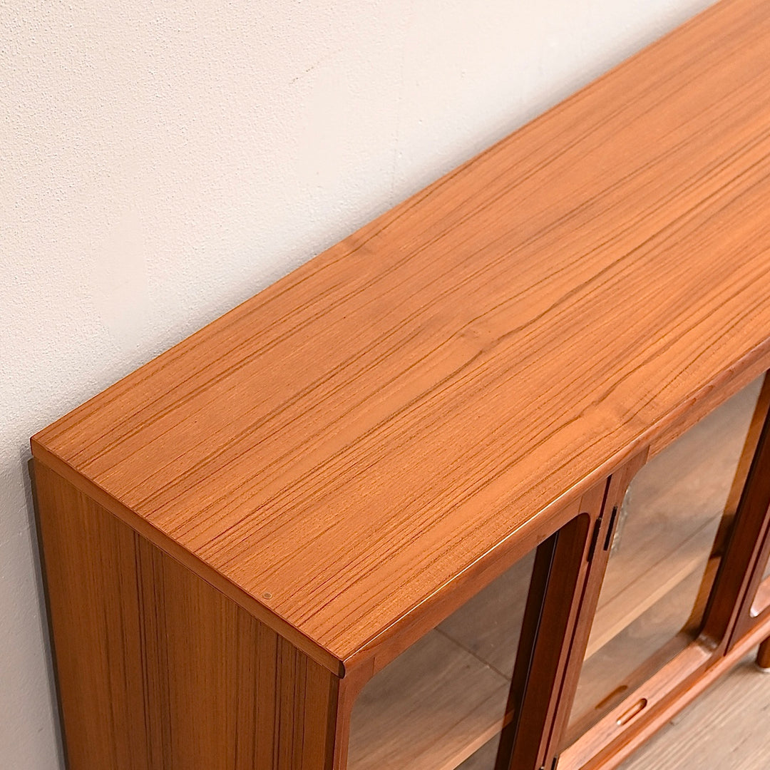 Mid Century Teak Sideboard Display Cabinet by Chiswell