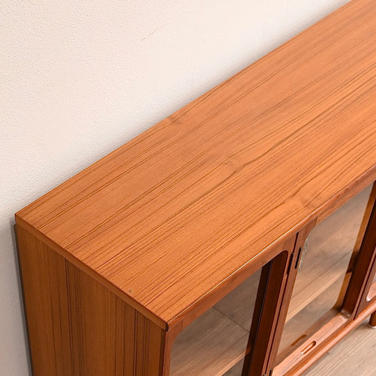 Mid Century Teak Sideboard Display Cabinet by Chiswell
