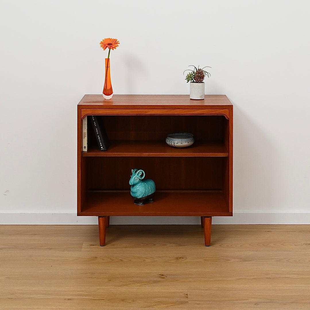Mid Century Teak Sideboard LP Record Bookcase by Chiswell