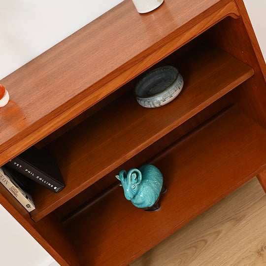 Mid Century Teak Sideboard LP Record Bookcase by Chiswell