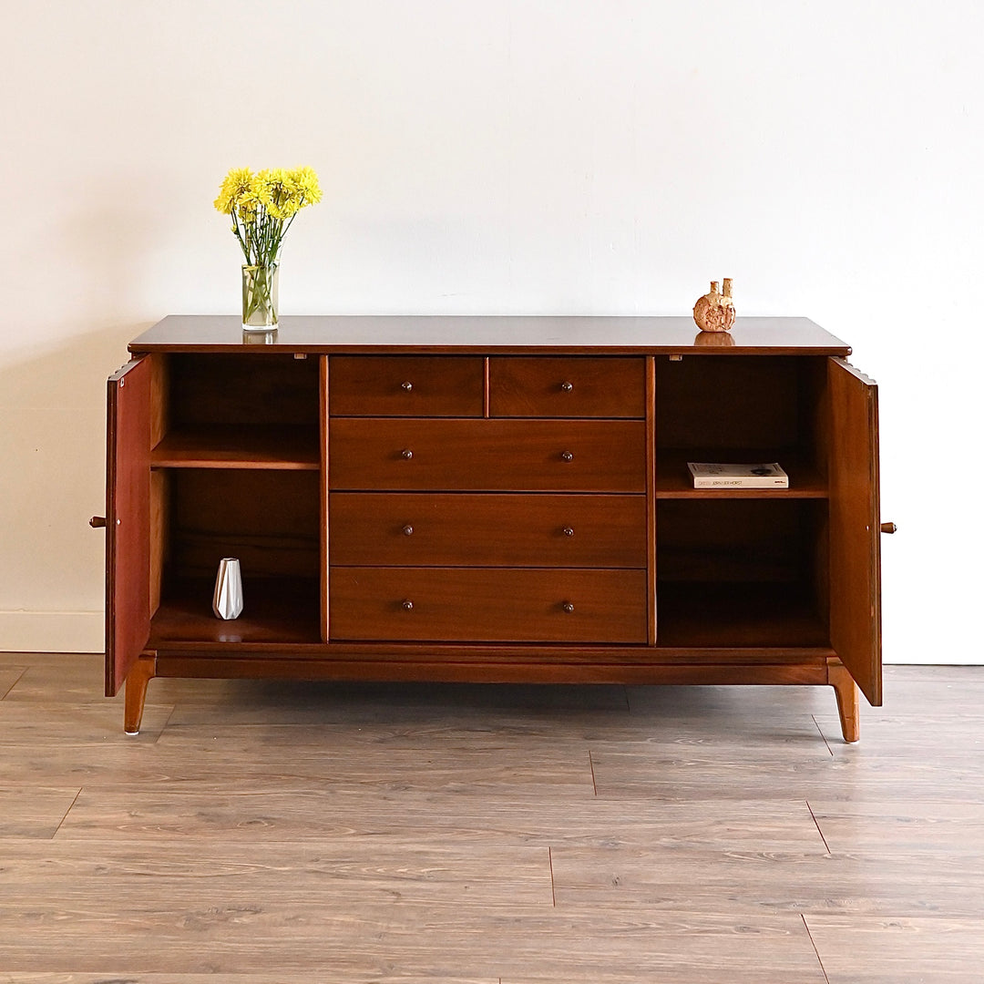 Mid Century Solid Timber Sideboard by Heritage Furniture for Broyhill