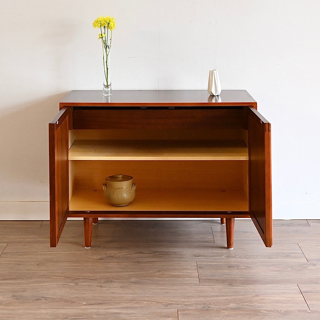 Parker Mid Century Walnut Sideboard LP Record Cabinet