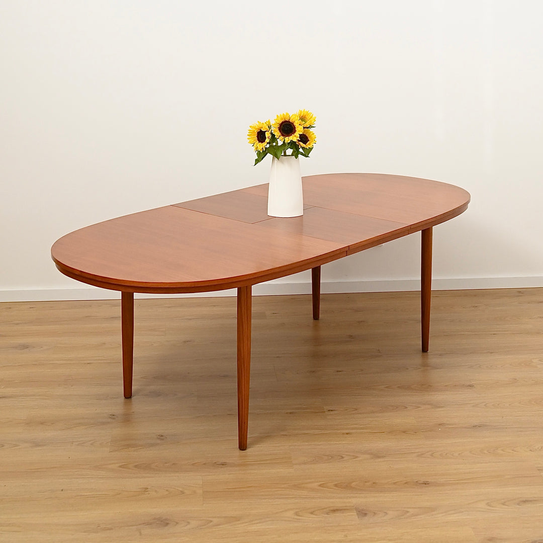 Mid Century Teak Extendable Dining Table by Chiswell
