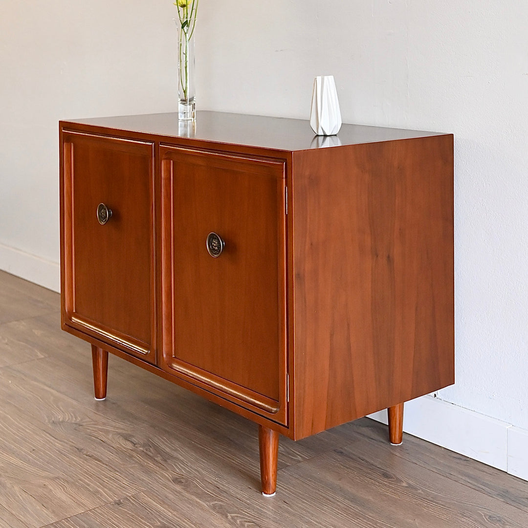 Parker Mid Century Walnut Sideboard LP Record Cabinet