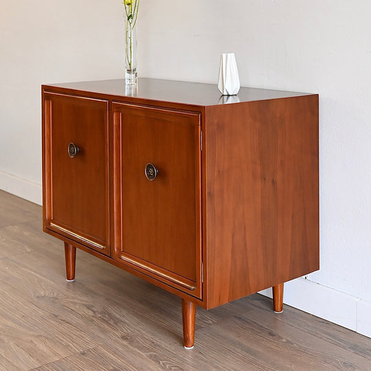 Parker Mid Century Walnut Sideboard LP Record Cabinet