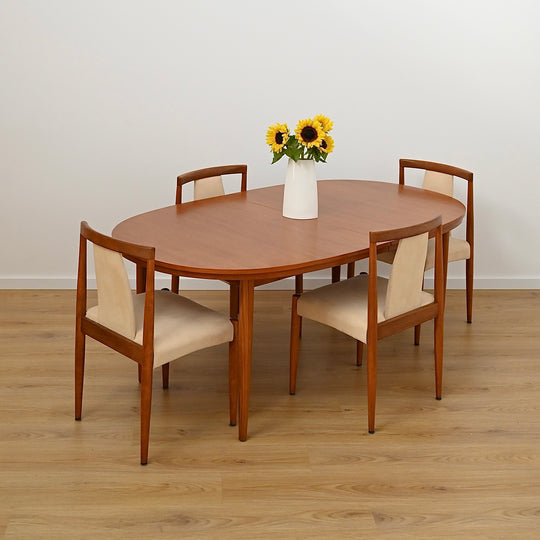 Mid Century Teak Extendable Dining Table by Chiswell