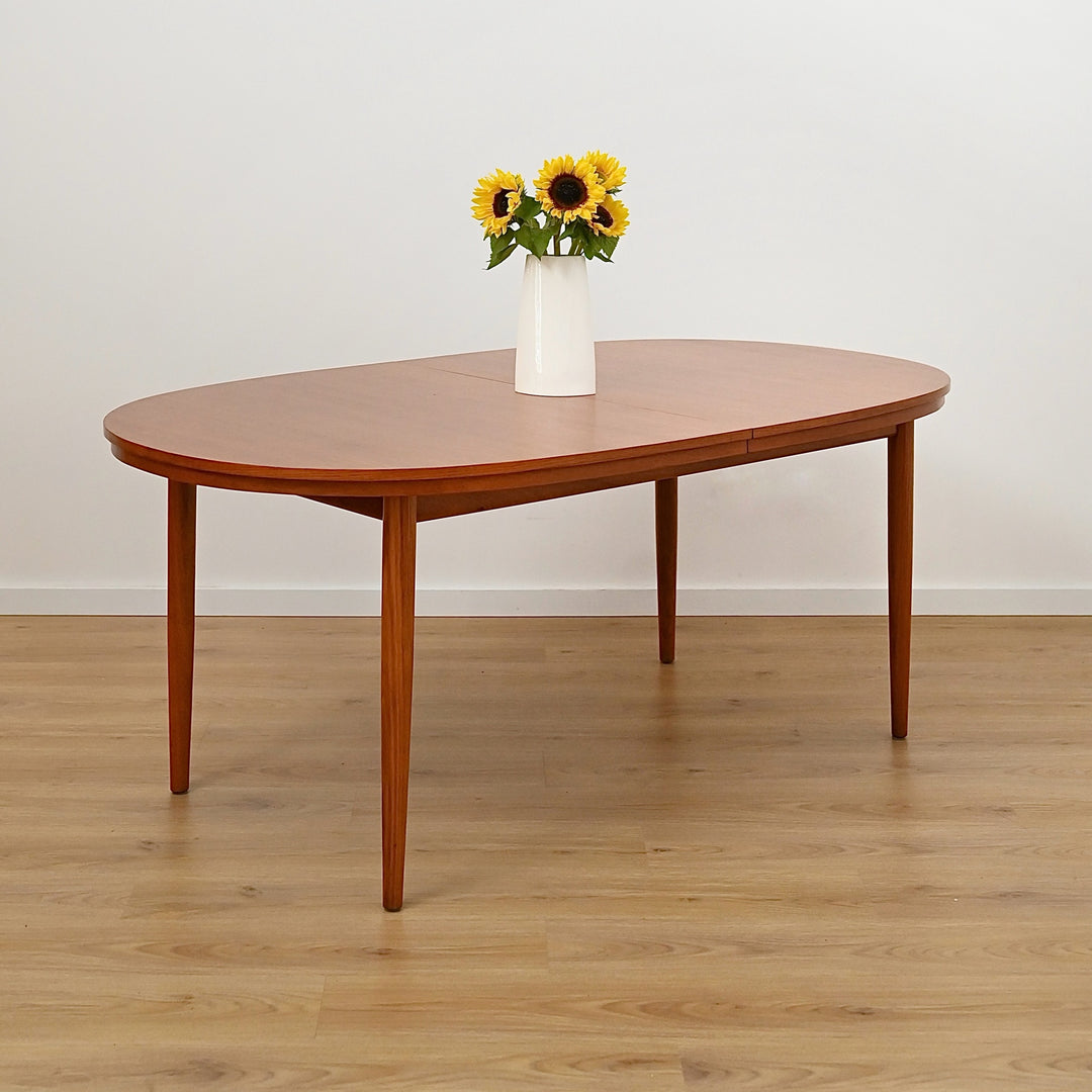Mid Century Teak Extendable Dining Table by Chiswell