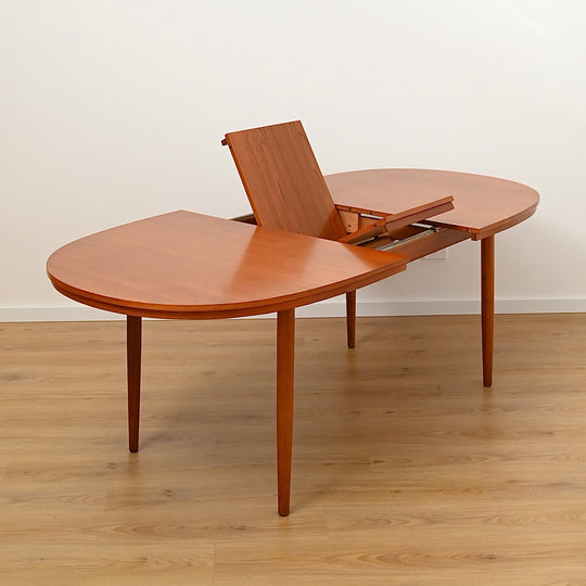 Mid Century Teak Extendable Dining Table by Chiswell