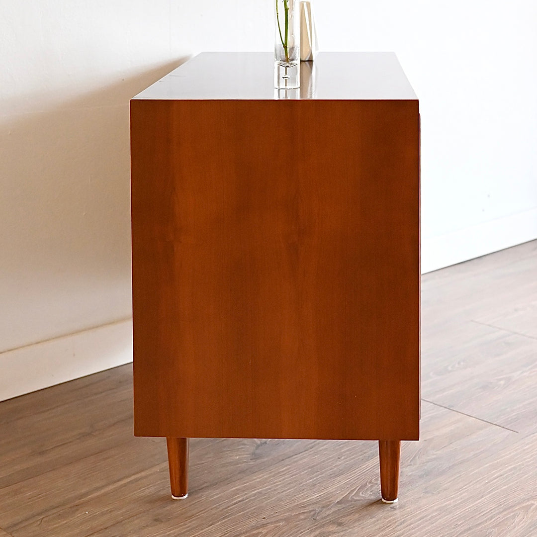 Parker Mid Century Walnut Sideboard LP Record Cabinet