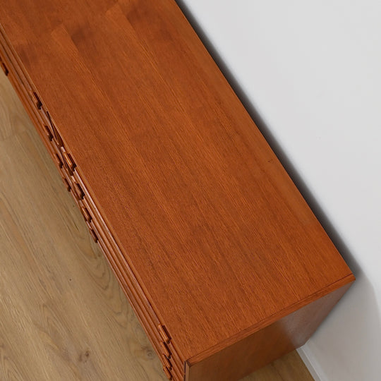 Parker Mid Century Teak Dresser Sideboard Drawers