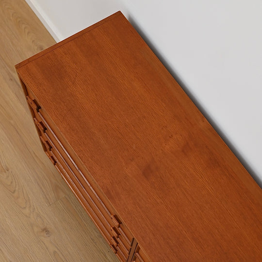 Parker Mid Century Teak Dresser Sideboard Drawers