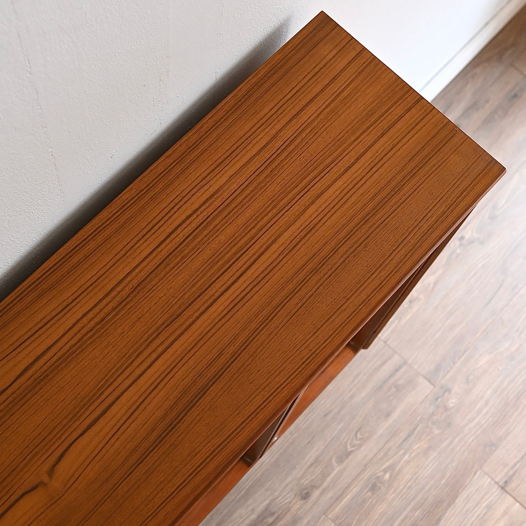 Mid Century Teak Sideboard Display Cabinet by Chiswell