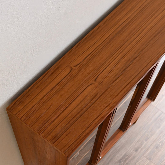 Mid Century Teak Sideboard Display Cabinet by Chiswell