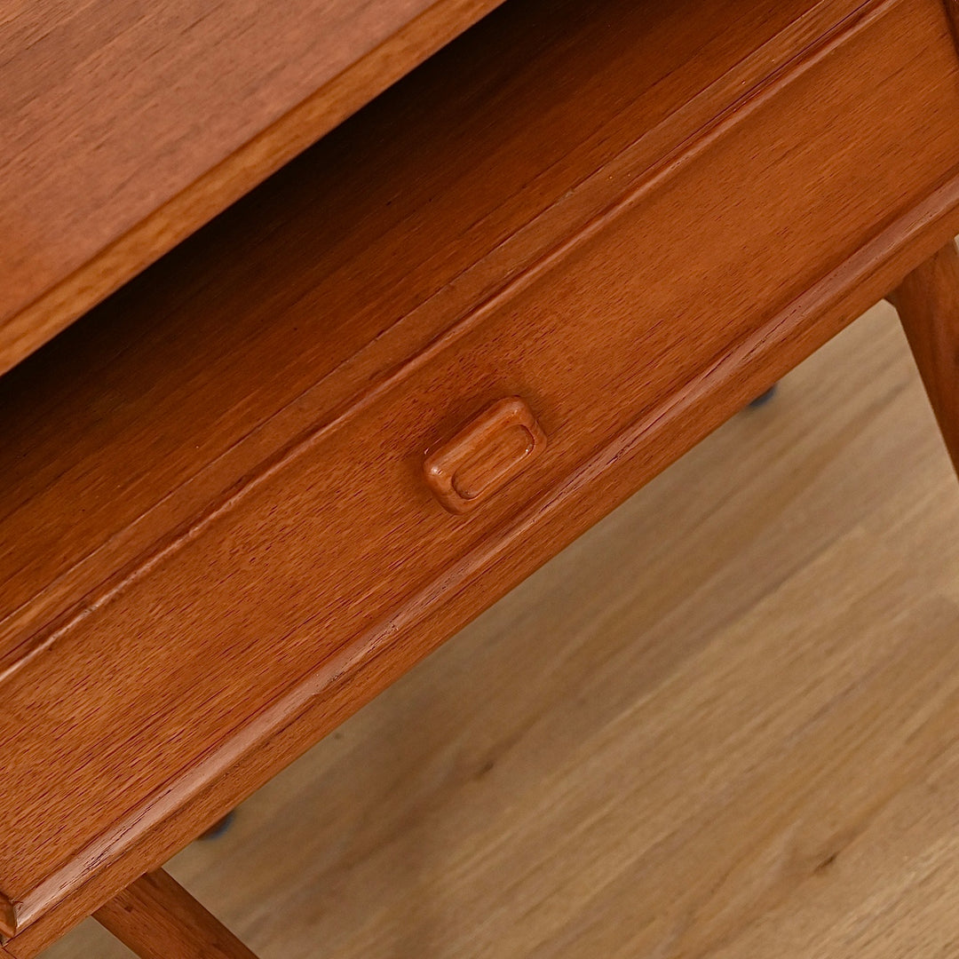 Pair Mid Century Teak Bedside Tables by Parker - Restored