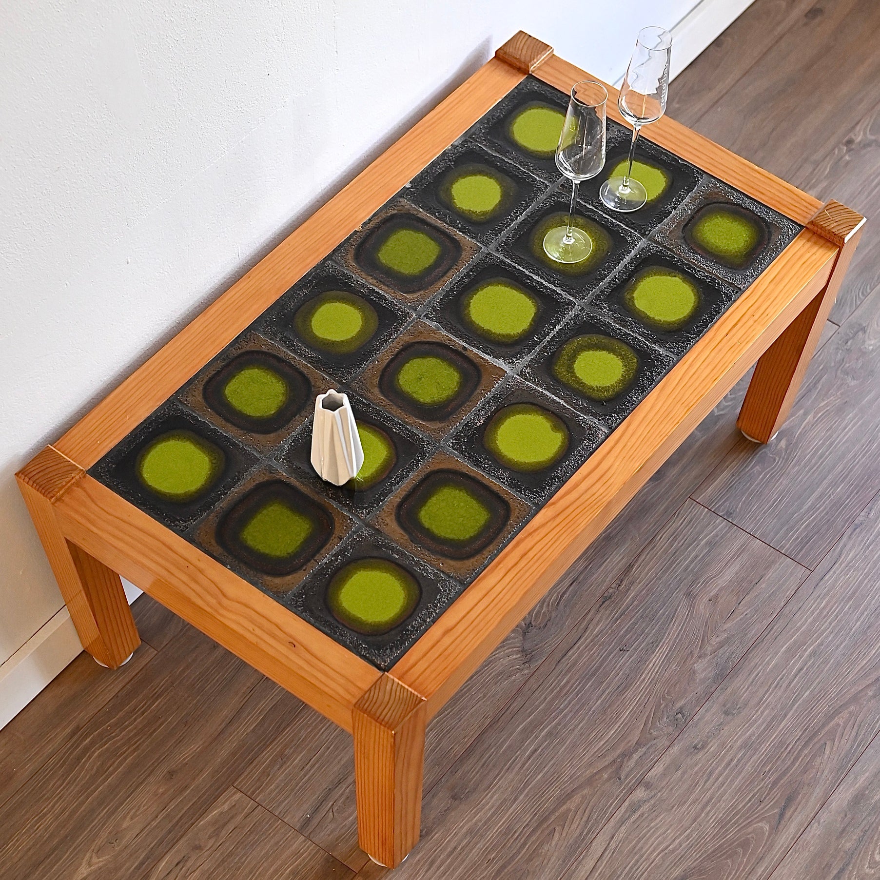 Retro 1970s Tiled Coffee Table