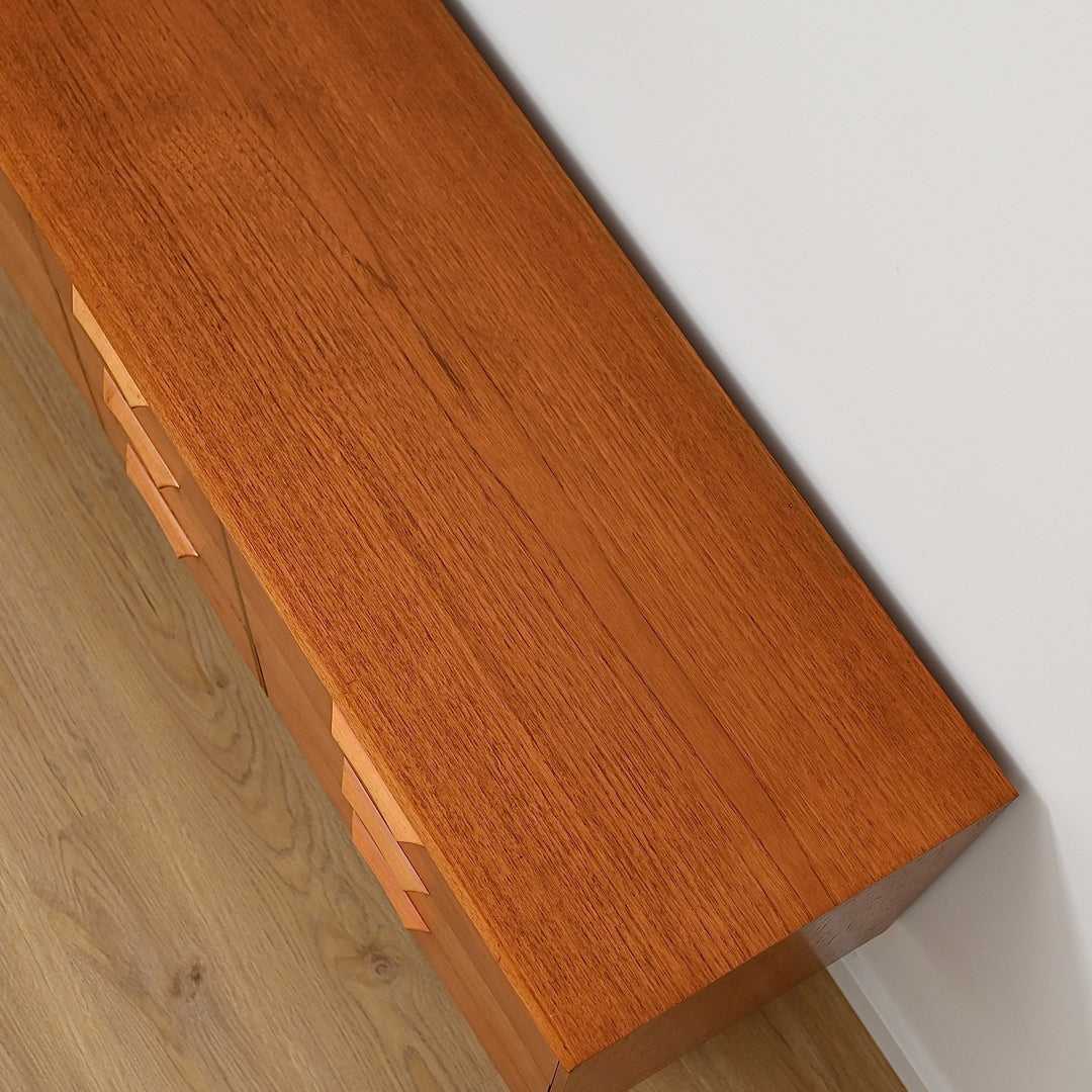Mid Century Teak Dresser Drawers by Reliance Furniture - Refinished