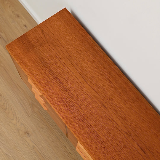 Mid Century Teak Dresser Drawers by Reliance Furniture - Refinished