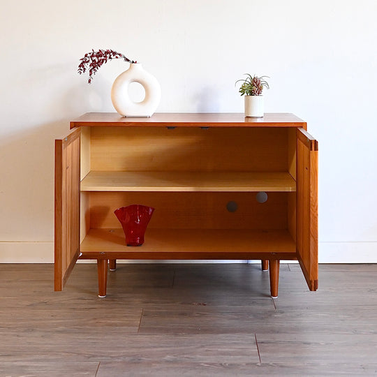 Parker Mid Century Teak Sideboard LP Record Cabinet