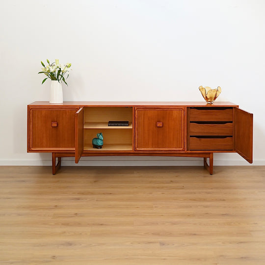 Parker Square Handle Sleigh Leg Sideboard
