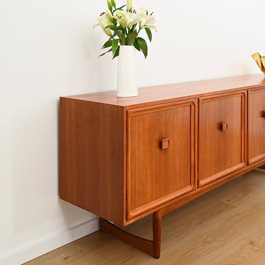 Parker Square Handle Sleigh Leg Sideboard