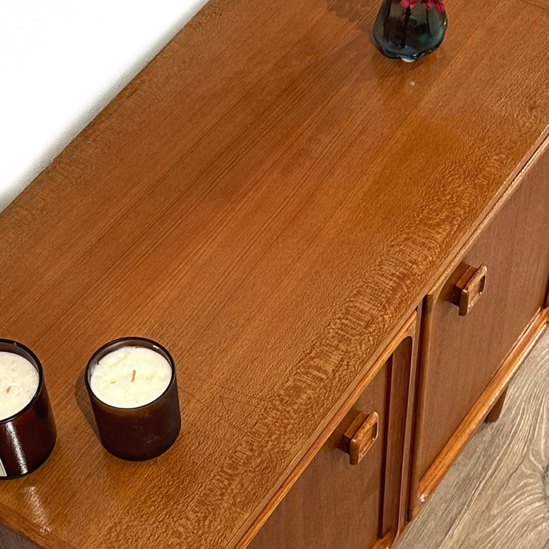 Mid Century Teak Parker Sideboard LP Record Cabinet