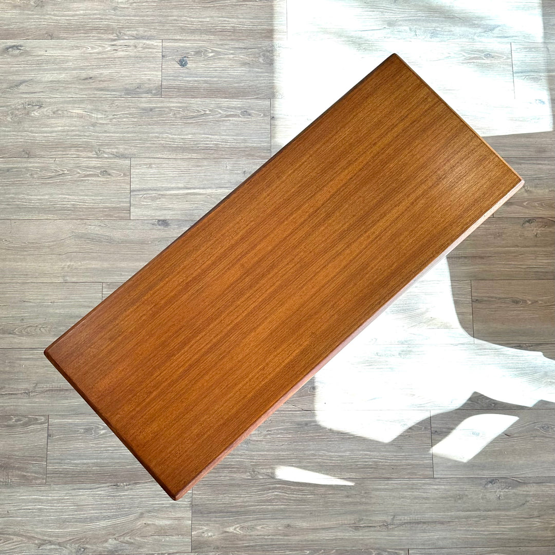 Danish Mid Century Teak Coffee Table by Marsk Mobler