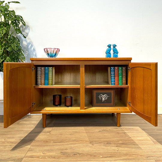 Mid Century Sideboard LP Record Cabinet by Noblett