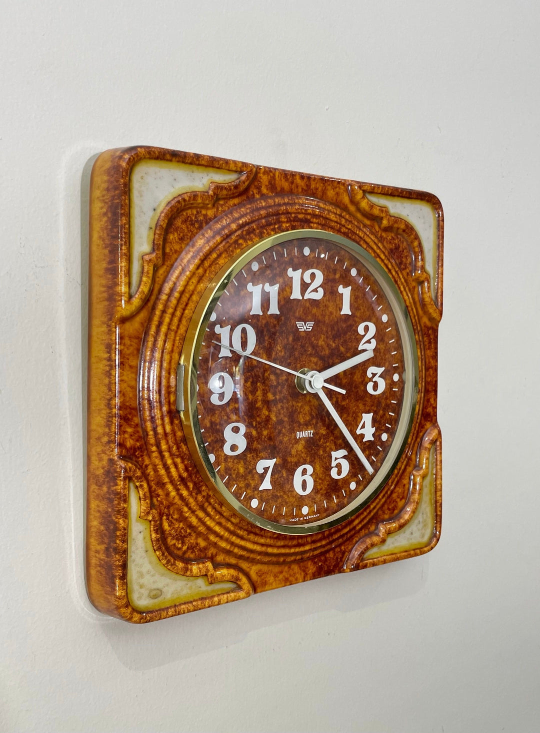 Mid Century SvS Wall Clock made in Germany