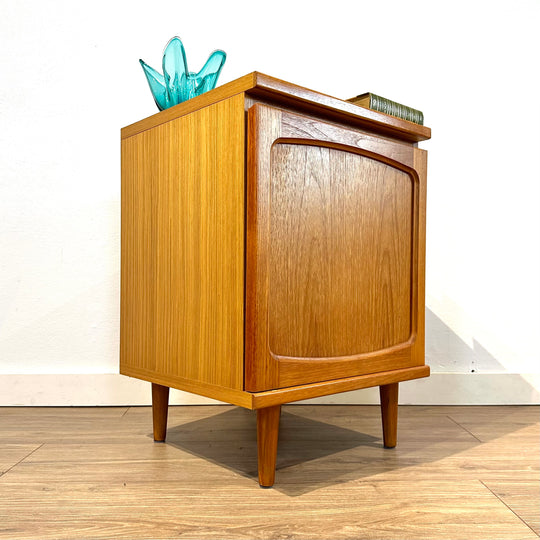 Mid Century Sideboard LP Record Cabinet Bedside Table by Noblett