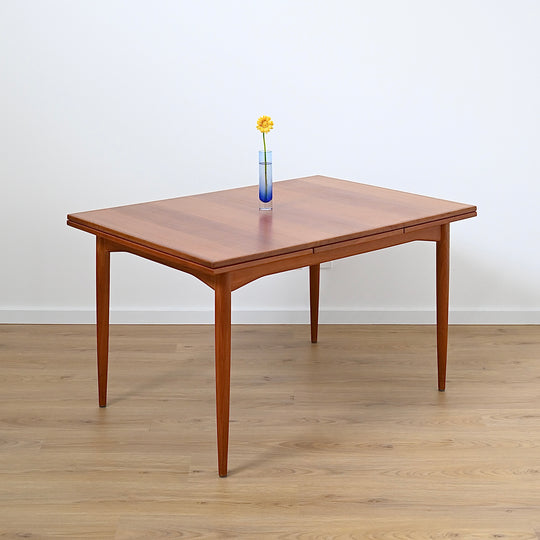 Parker Mid Century Teak Nordic Extendable Dining Table