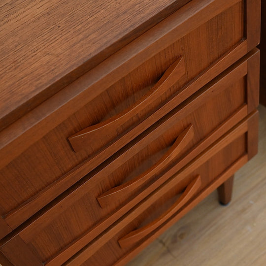 Mid Century Teak Bedside Tables Night stands by Berryman