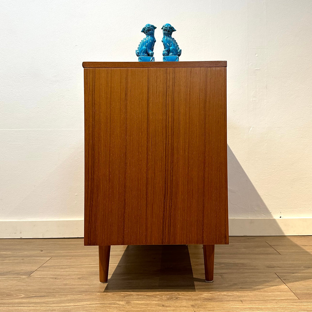 Mid Century Teak Sideboard LP Record Cabinet by Chiswell