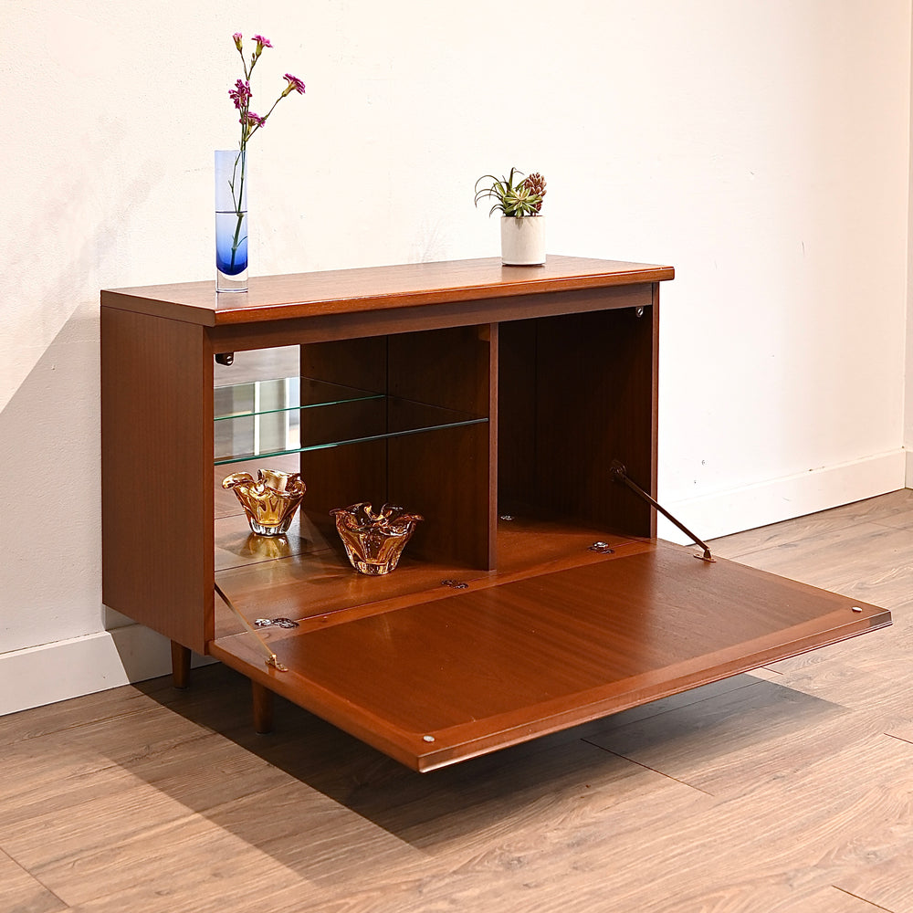 Mid Century Teak Sideboard Hallway Console by Noblett