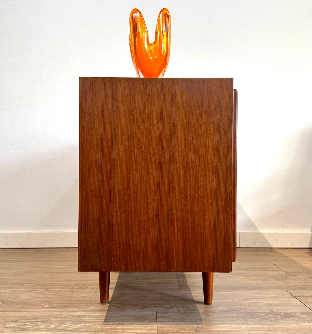 Mid Century Teak Sideboard LP Record Cabinet by Chiswell