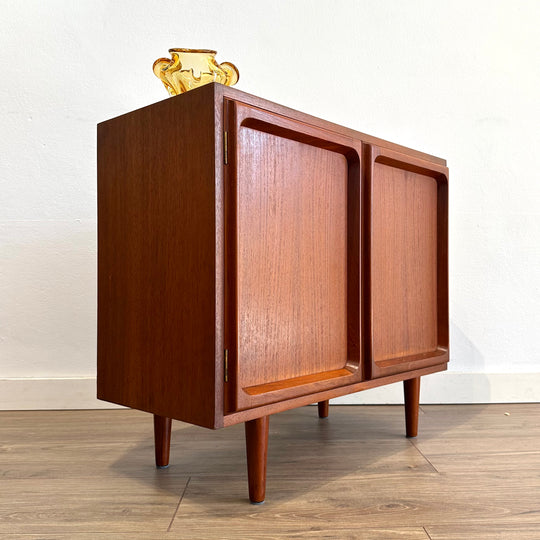 Mid Century Teak Sideboard LP Record Cabinet by Chiswell