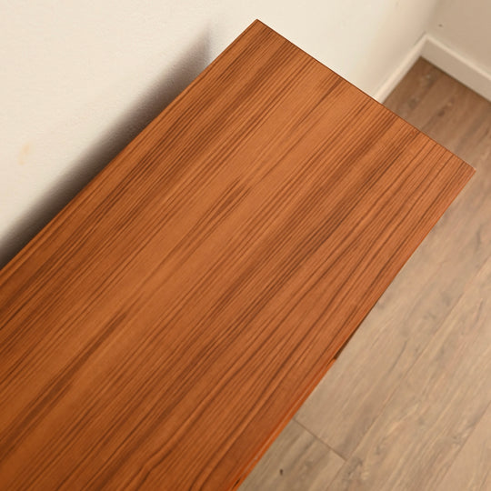 Mid Century Teak Sideboard Display Cabinet Credenza by Chiswell