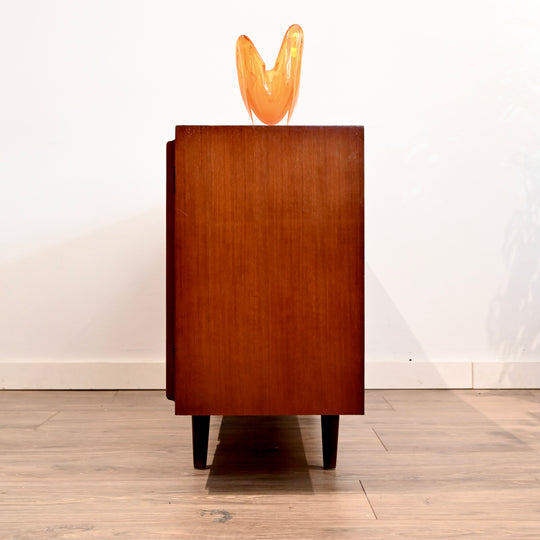 Mid Century Walnut Sideboard LP Record Cabinet by Chiswell