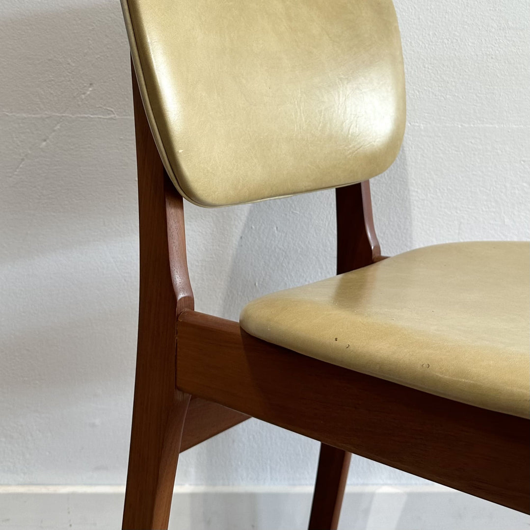 4x Mid Century Teak Dining Chairs by Elite