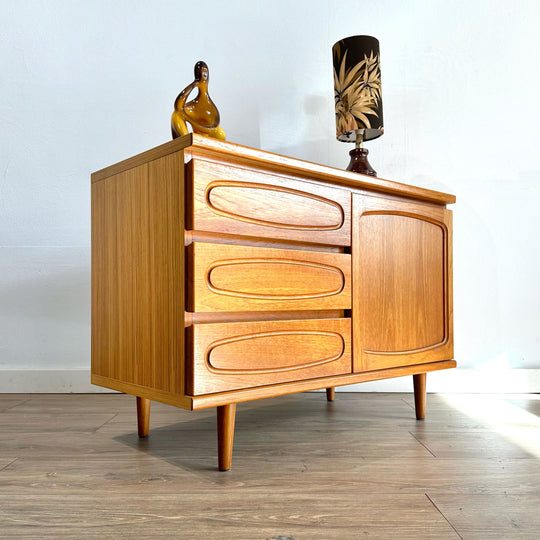 Mid Century Sideboard LP Record Cabinet by Noblett