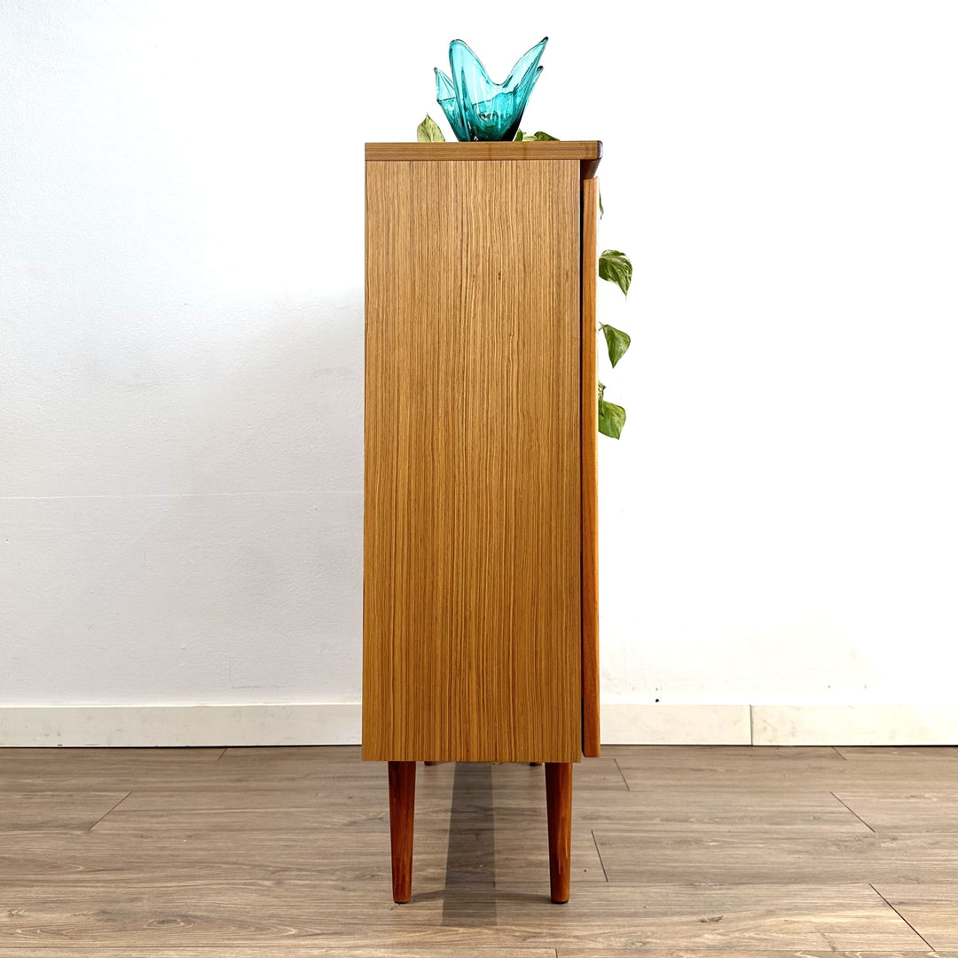 Mid Century Teak Display Cabinet by Noblett