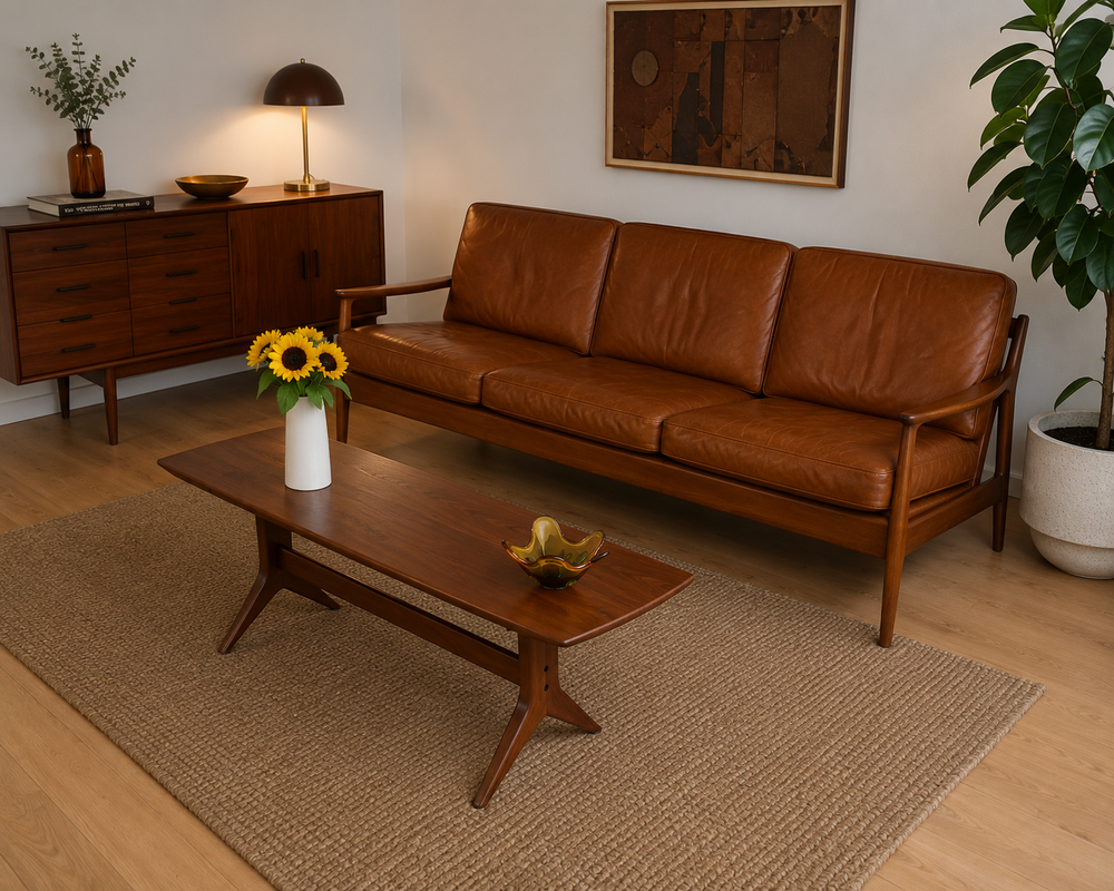 Mid Century Johannes Andersen ‘Model 51’ Danish Coffee Table - Refinished