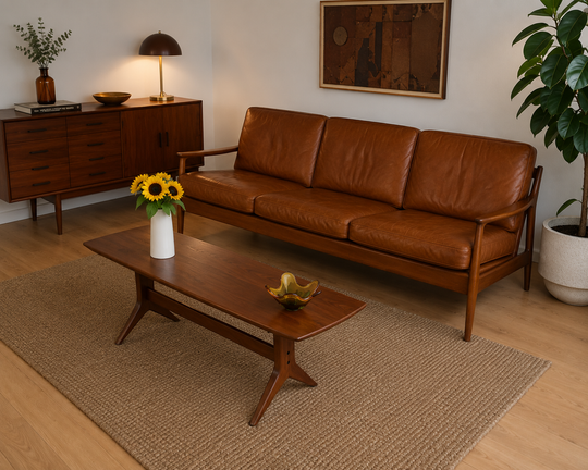 Mid Century Johannes Andersen ‘Model 51’ Danish Coffee Table - Refinished