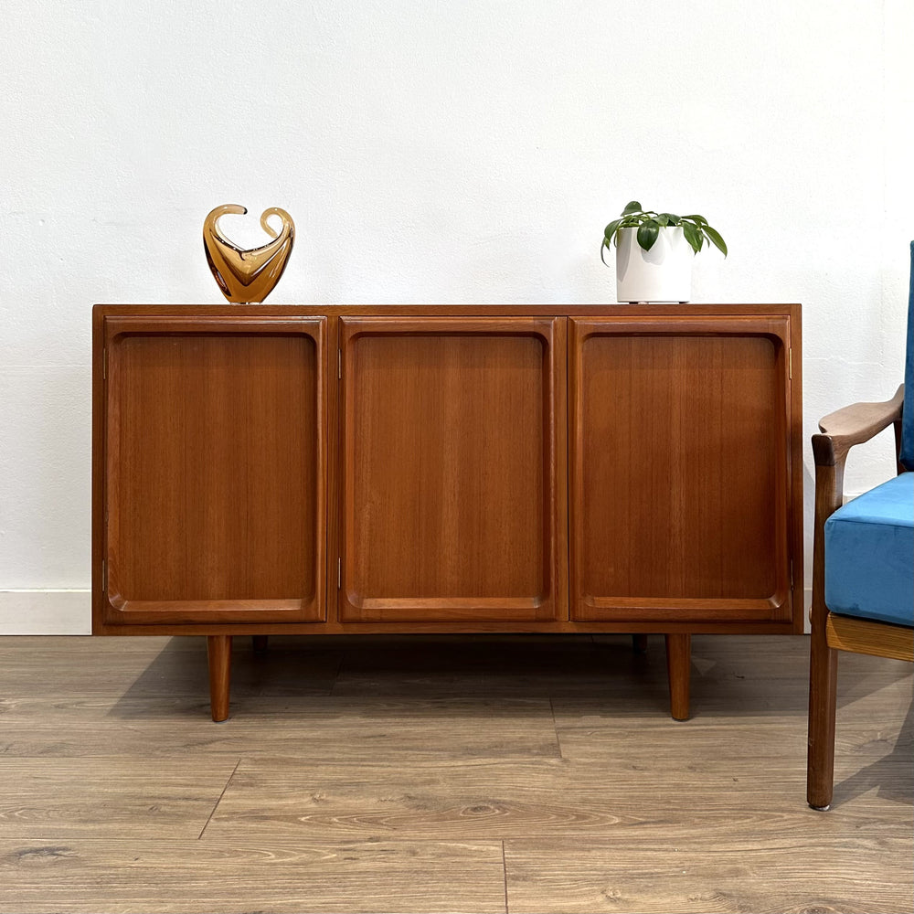 Mid Century Teak Sideboard LP Record Cabinet by Chiswell