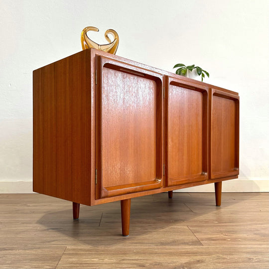 Mid Century Teak Sideboard LP Record Cabinet by Chiswell