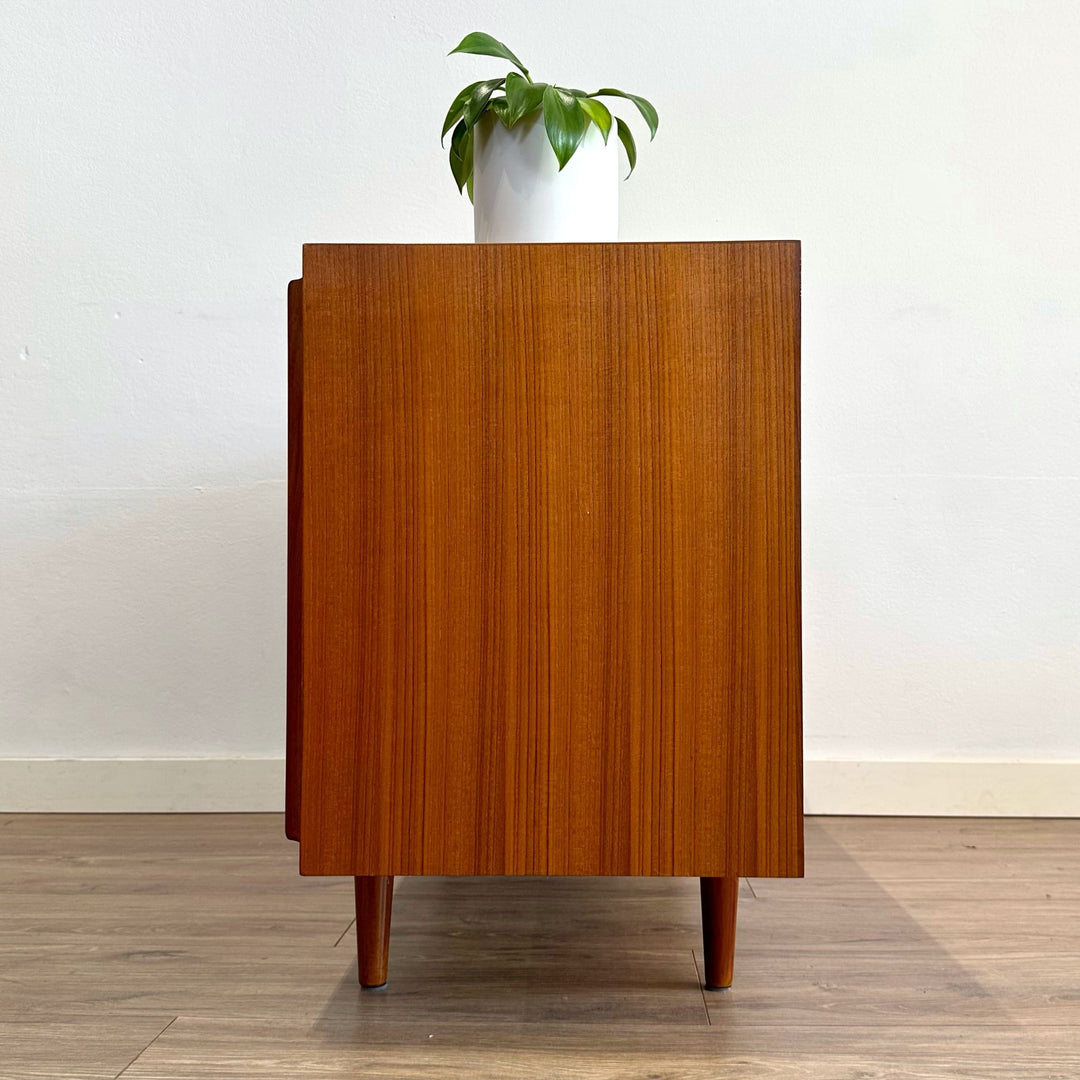 Mid Century Teak Sideboard LP Record Cabinet by Chiswell