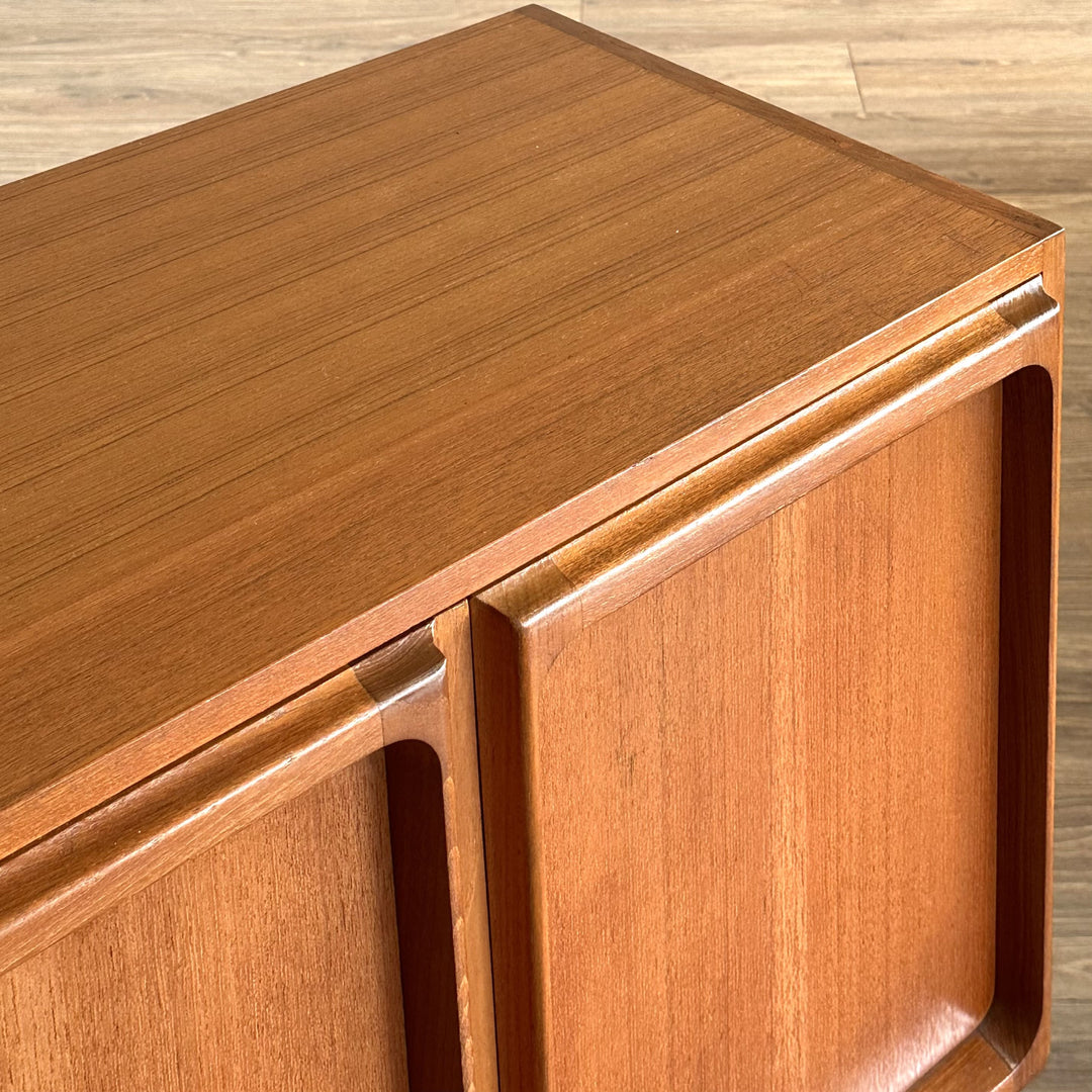 Mid Century Teak Sideboard LP Record Cabinet by Chiswell