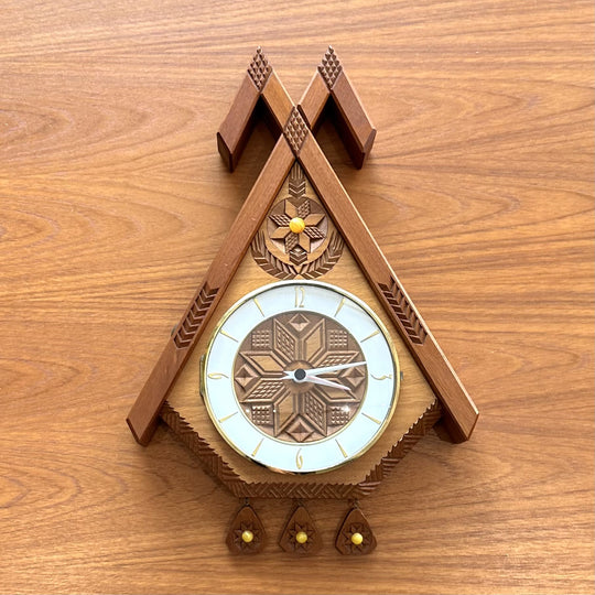 Retro 1970s Junghans Teak Wall Clock