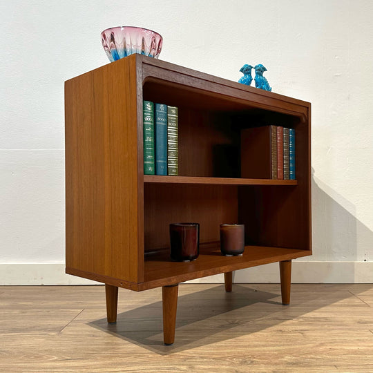 Mid Century Teak Sideboard LP Record Cabinet Bookshelf by Chiswell