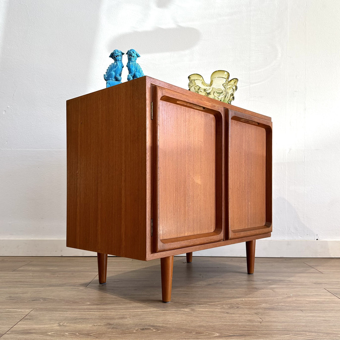 Mid Century Teak Sideboard LP Record Cabinet by Chiswell